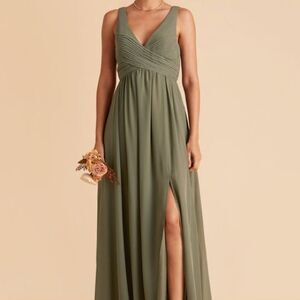 BIRDY GREY Laurie Empire Dress MOSS Green size 2X NWT in packaging